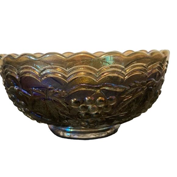 Vintage Imperial Berry/ Candy Bowl Scalloped Dessert Small - Picture 8 of 8